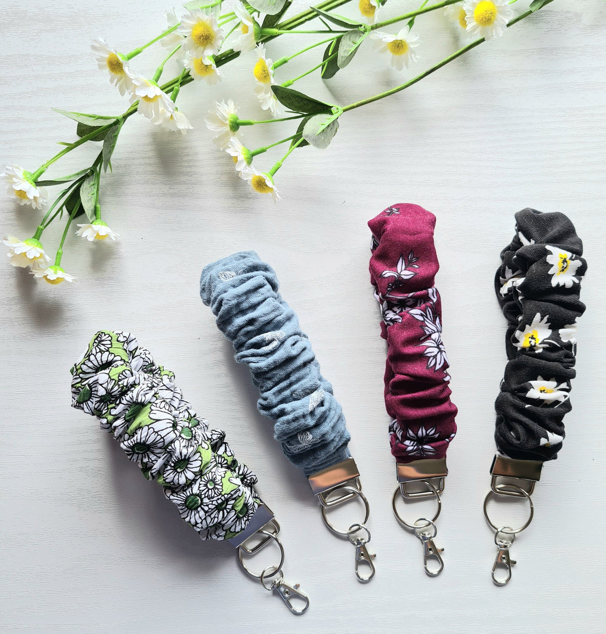 Scrunchie Wristlets, Neck and Phone Lanyards