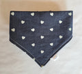 "Love Hearts"  Dog / Cat Bandana - 100% Stylish Cotton Pet Accessory