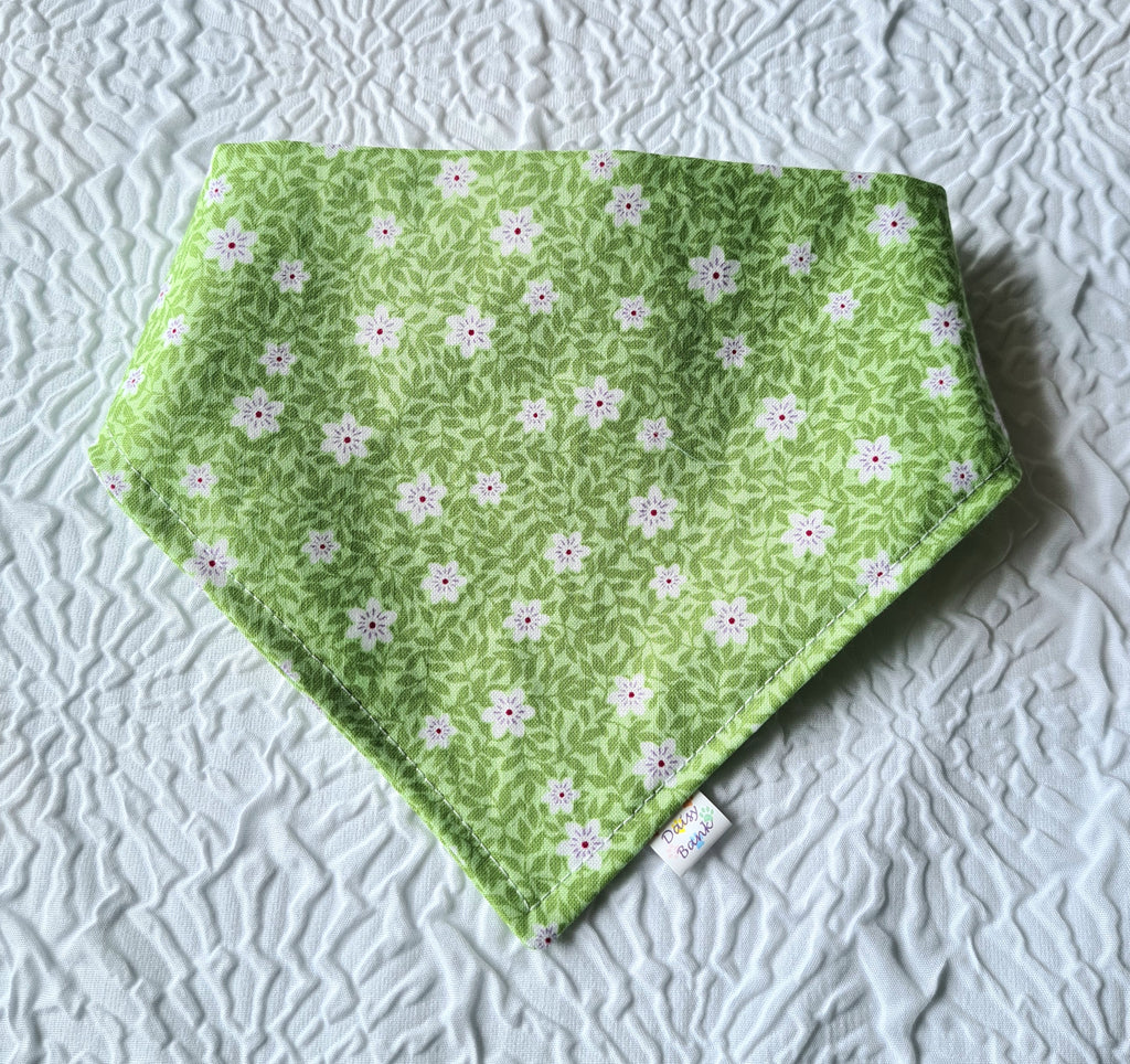"Meadow Fresh"  Dog / Cat Bandana - 100% Stylish Cotton Pet Accessory