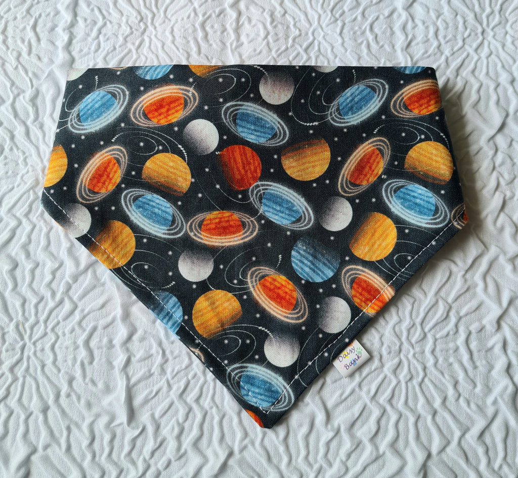 "Astro Pup"  Dog / Cat Bandana - 100% Stylish Cotton Pet Accessory