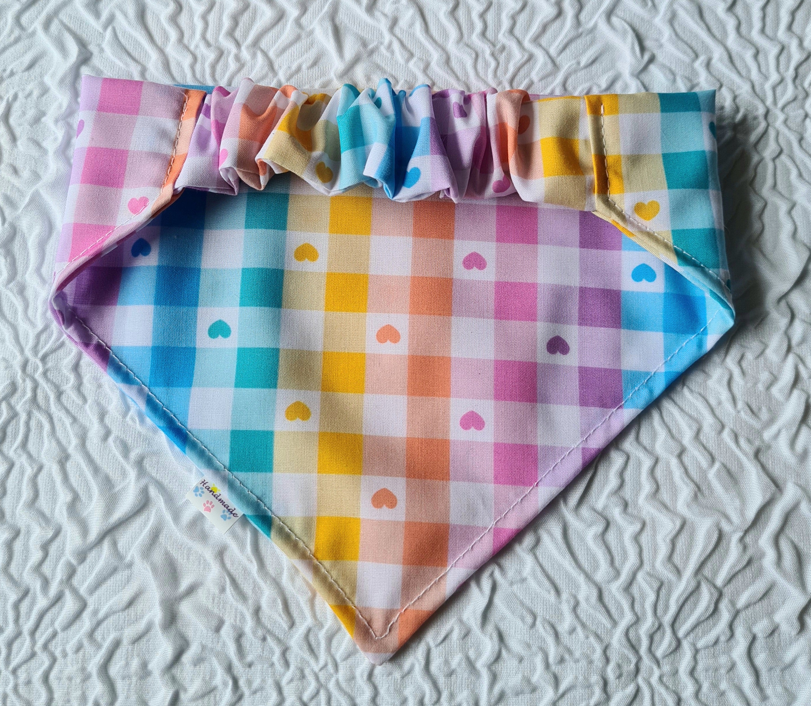 "Puppy Love"  Dog / Cat Bandana - Lightweight Stylish Pet Accessory