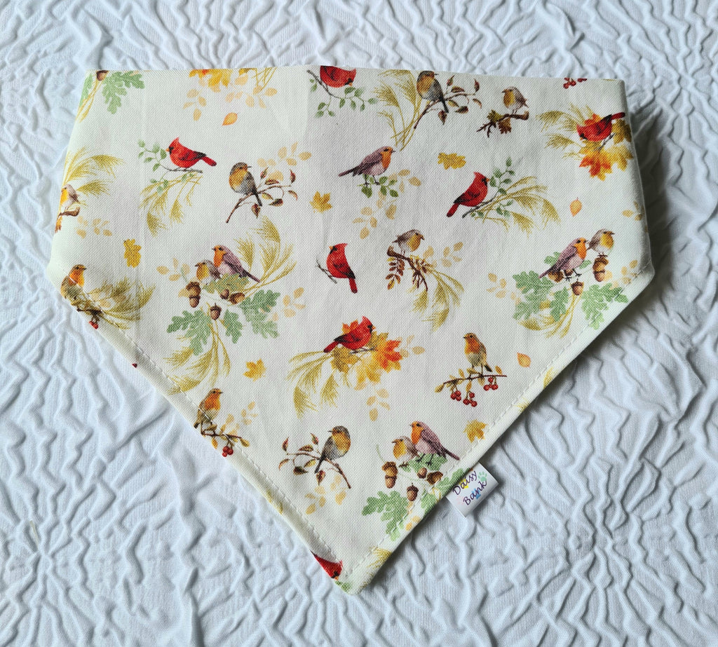 "Rockin Robin" Dog / Cat Bandana - 100% Stylish Cotton Pet Accessory