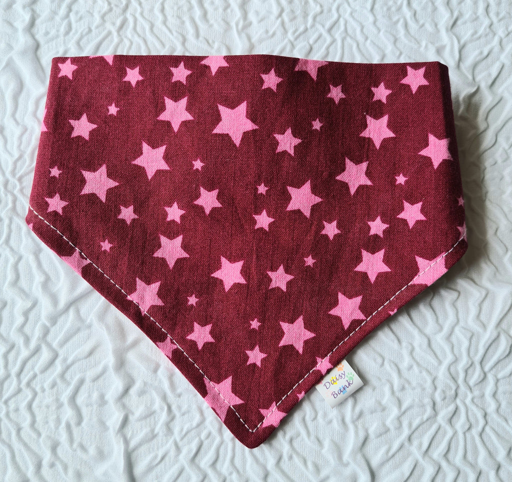 "Lucky Stars"  Dog / Cat Bandana - 100% Stylish Cotton Pet Accessory