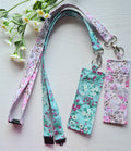 Handmade Pen Holder & Lanyard Set | Matching Fabric Accessories | Choice of Design