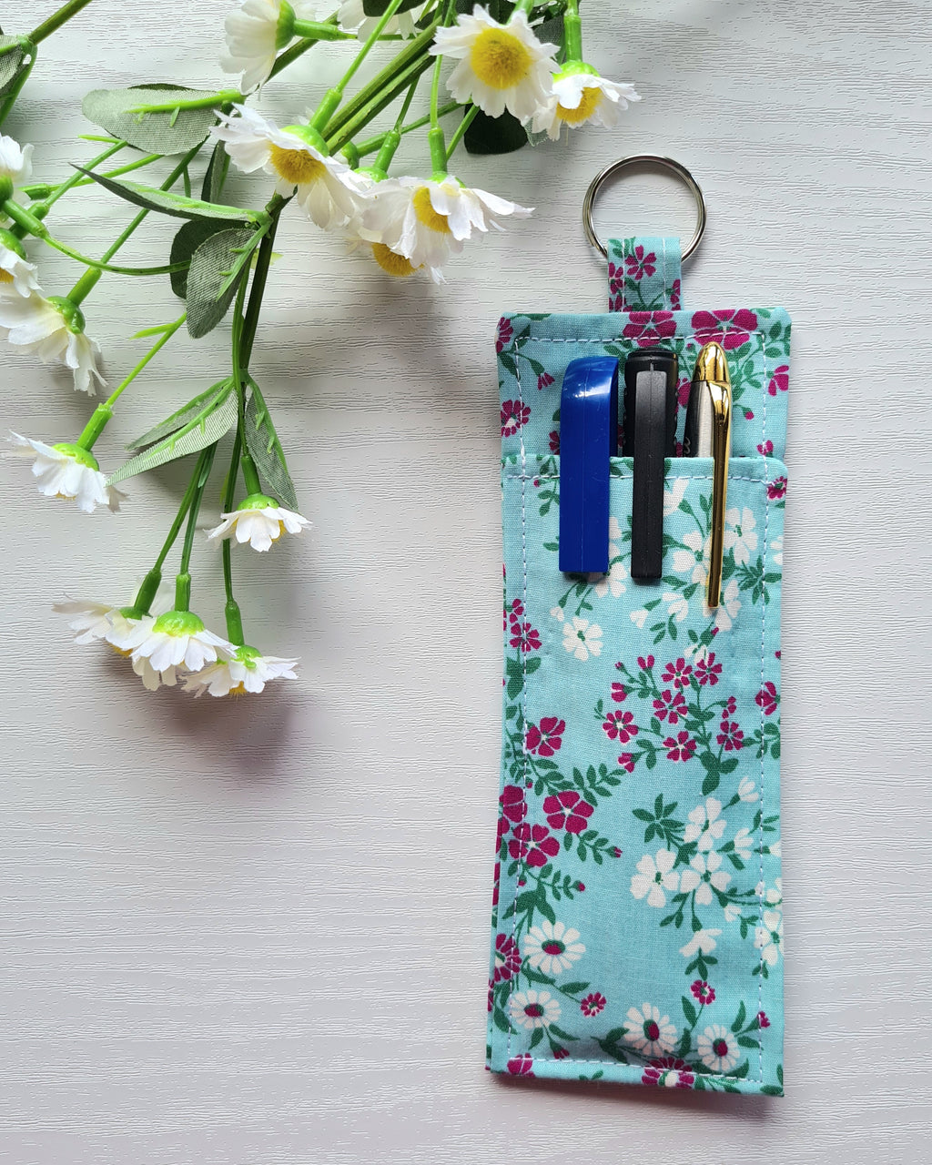 Handmade Pen Holder & Lanyard Set | Matching Fabric Accessories | Choice of Design