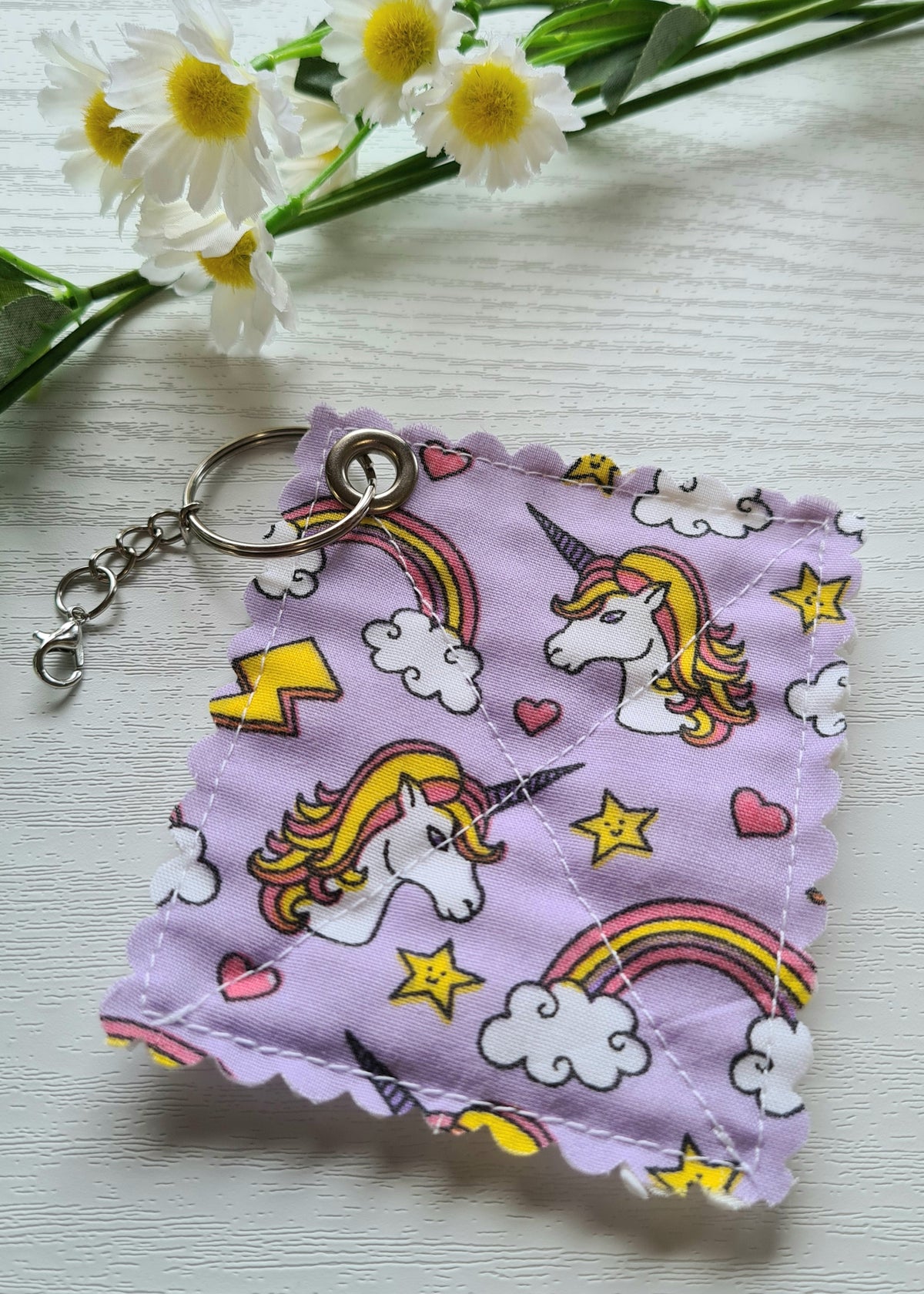 Mini Keyring Jar Gripper / Opener - Unicorns & Rainbows